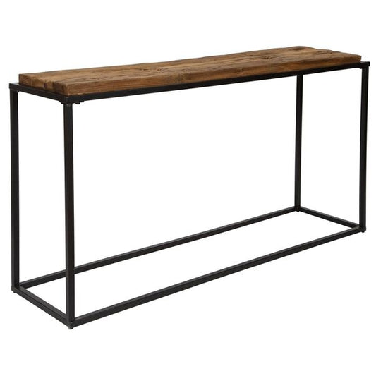 Tavolo consolle Holston nero satinato