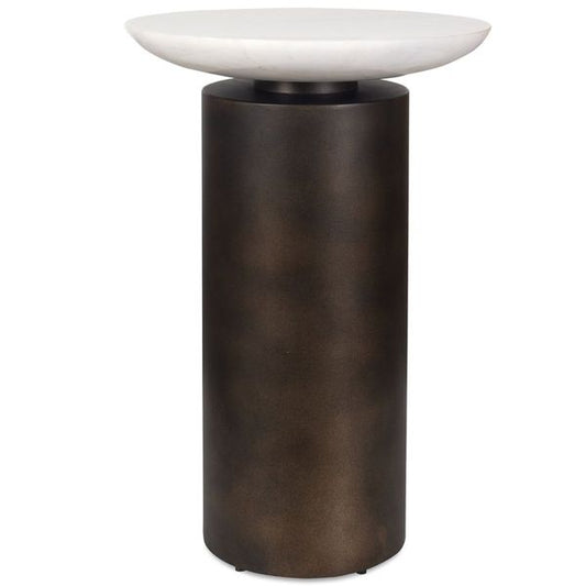 Tavolo decorativo Olso, Colore Bronzo