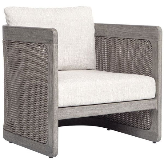 Sedia da esterno Dartmoor grigio usurato